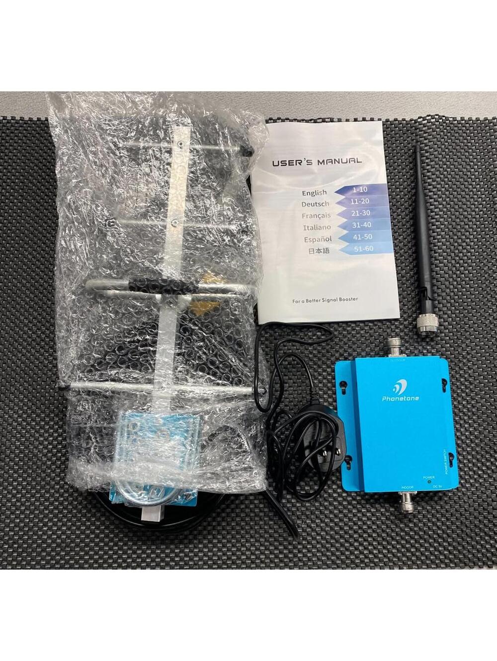 3G 4G LTE Cell Phone Signal Booster 850MHz Home Repeater Kit Band 5 Voice Data